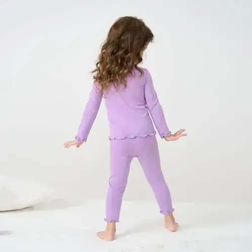 pureborn Baby Pajamas Set Pjs - Kids Toddler Boy Girl Short Long Sleeve Snug Fit Sleepwear 2pcs 18M-7Y - 3