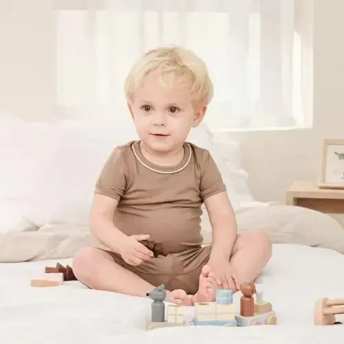 pureborn Baby Pajamas Set Pjs - Kids Toddler Boy Girl Short Long Sleeve Snug Fit Sleepwear 2pcs 18M-7Y - 2