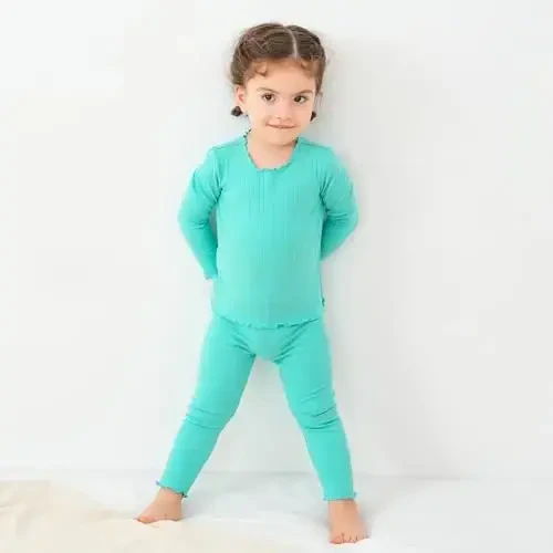 pureborn Baby Pajamas Set Pjs - Kids Toddler Boy Girl Short Long Sleeve Snug Fit Sleepwear 2pcs 18M-7Y - 2