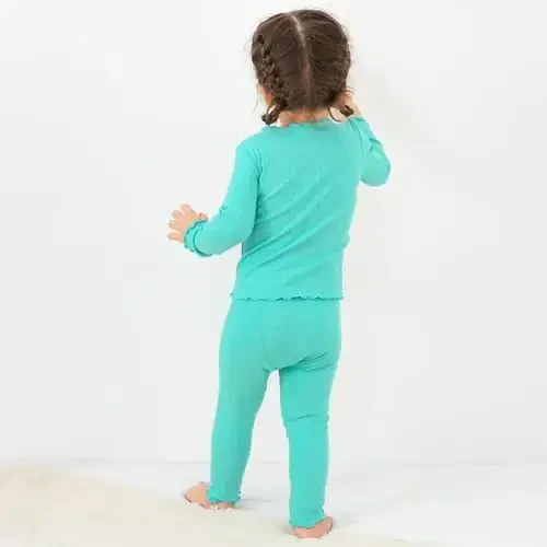 pureborn Baby Pajamas Set Pjs - Kids Toddler Boy Girl Short Long Sleeve Snug Fit Sleepwear 2pcs 18M-7Y - 3