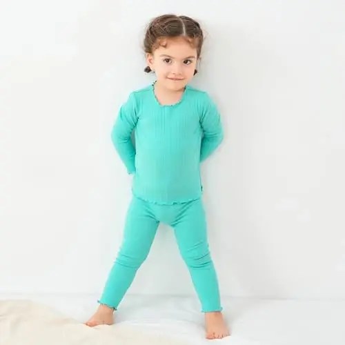 pureborn Baby Pajamas Set Pjs - Kids Toddler Boy Girl Short Long Sleeve Snug Fit Sleepwear 2pcs 18M-7Y - 2