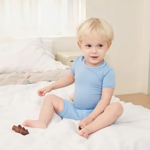 pureborn Baby Pajamas Set Pjs - Kids Toddler Boy Girl Short Long Sleeve Snug Fit Sleepwear 2pcs 18M-7Y - 3