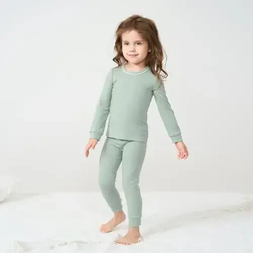 pureborn Baby Pajamas Set Pjs - Kids Toddler Boy Girl Short Long Sleeve Snug Fit Sleepwear 2pcs 18M-7Y - 3