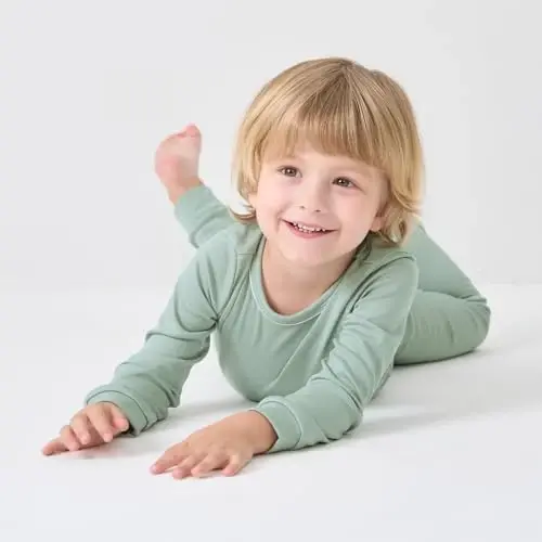 pureborn Baby Pajamas Set Pjs - Kids Toddler Boy Girl Short Long Sleeve Snug Fit Sleepwear 2pcs 18M-7Y - 2