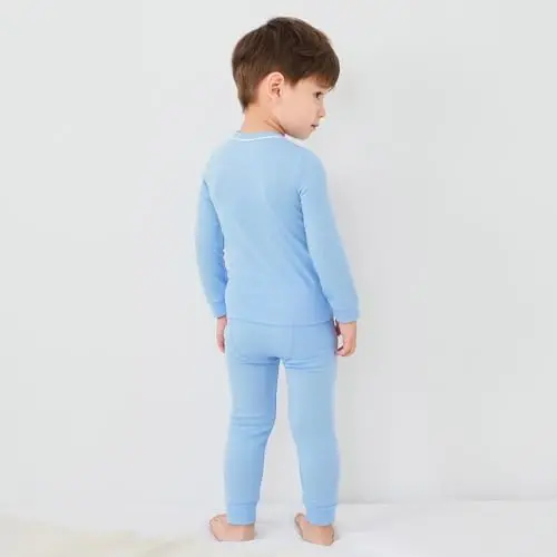 pureborn Baby Pajamas Set Pjs - Kids Toddler Boy Girl Short Long Sleeve Snug Fit Sleepwear 2pcs 18M-7Y - 3