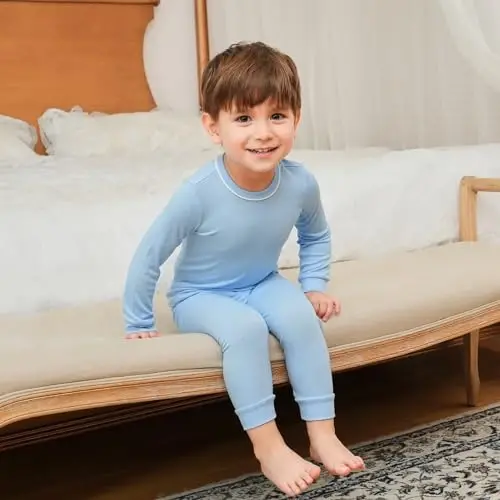 pureborn Baby Pajamas Set Pjs - Kids Toddler Boy Girl Short Long Sleeve Snug Fit Sleepwear 2pcs 18M-7Y - 4