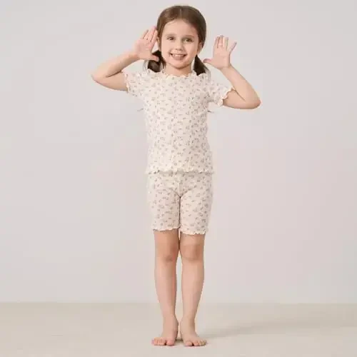 pureborn Baby Pajamas Set Pjs - Kids Toddler Boy Girl Short Long Sleeve Snug Fit Sleepwear 2pcs 18M-7Y - 3