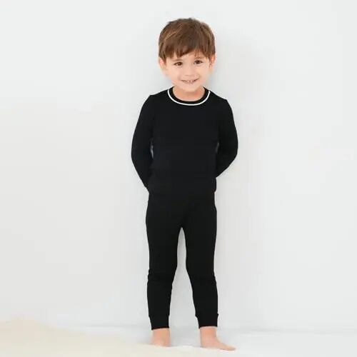 pureborn Baby Pajamas Set Toddler Snug Fit Cotton Sleepwear 2pcs 12M-7Y | Buttery soft, silky smooth, breathable, lightweight, ruffled cuffs, snug fit, gentle on skin - pureborn (1)