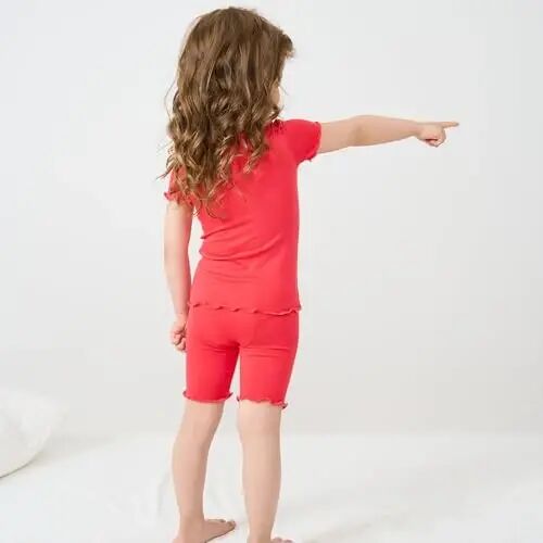 pureborn Baby Pajamas Set Toddler Snug Fit Cotton Sleepwear 2pcs 12M-7Y | Buttery soft, silky smooth, breathable, lightweight, ruffled cuffs, snug fit, gentle on skin - pureborn (1)