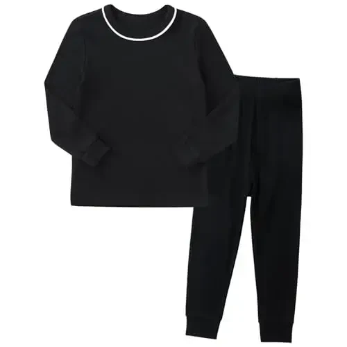 pureborn Baby Pajamas Set Pjs - Kids Toddler Boy Girl Short Long Sleeve Snug Fit Sleepwear 2pcs 18M-7Y - 1