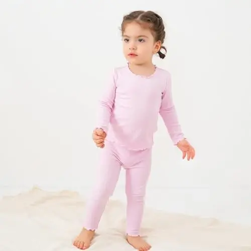 pureborn Baby Pajamas Set Pjs - Kids Toddler Boy Girl Short Long Sleeve Snug Fit Sleepwear 2pcs 18M-7Y - 2