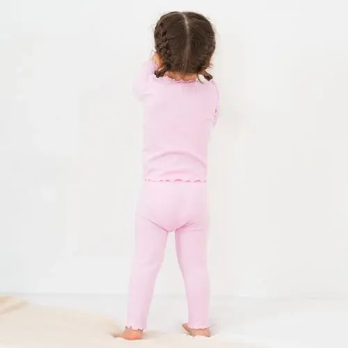 pureborn Baby Pajamas Set Pjs - Kids Toddler Boy Girl Short Long Sleeve Snug Fit Sleepwear 2pcs 18M-7Y - 3