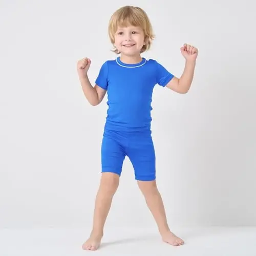 pureborn Baby Pajamas Set Pjs - Kids Toddler Boy Girl Short Long Sleeve Snug Fit Sleepwear 2pcs 18M-7Y - 3