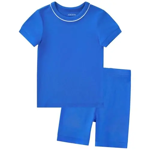 pureborn Baby Pajamas Set Pjs - Kids Toddler Boy Girl Short Long Sleeve Snug Fit Sleepwear 2pcs 18M-7Y - PUREBORN