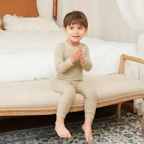 pureborn Baby Pajamas Set Pjs - Kids Toddler Boy Girl Short Long Sleeve Snug Fit Sleepwear 2pcs 18M-7Y - 4