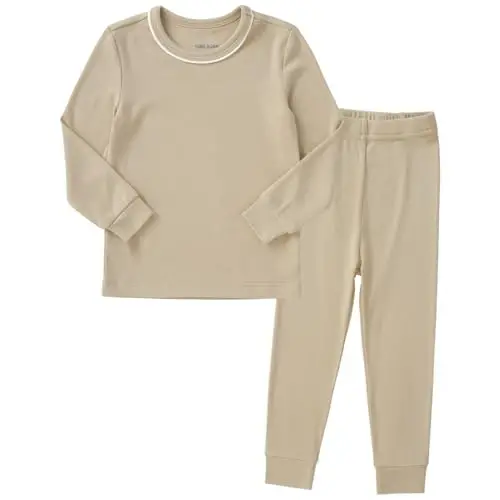 pureborn Bebek Pijama Takımı - Çocuk Küçük Çocuk Erkek Kız Kısa Uzun Kollu Dar Kesim Uyku Giyim 2'li 18 Ay-7 Yaş 
