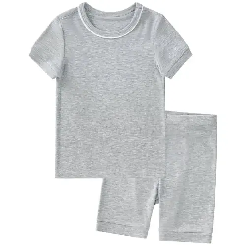 pureborn Baby Pajamas Set Pjs - Kids Toddler Boy Girl Short Long Sleeve Snug Fit Sleepwear 2pcs 18M-7Y - PUREBORN