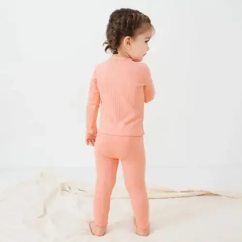 pureborn Baby Pajamas Set Pjs - Kids Toddler Boy Girl Short Long Sleeve Snug Fit Sleepwear 2pcs 18M-7Y - 3