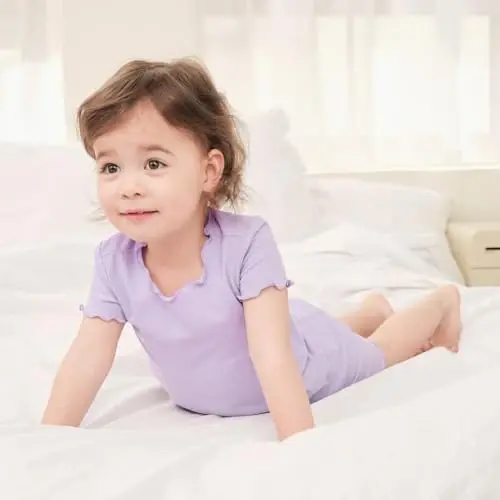 pureborn Baby Pajamas Set Pjs - Kids Toddler Boy Girl Short Sleeve Snug Fit Sleepwear 2pcs 18M-7Y - 3
