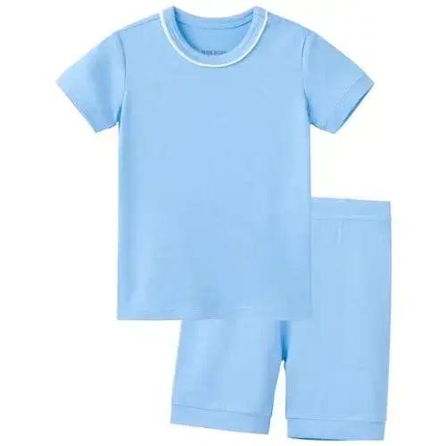 pureborn Baby Pajamas Set Pjs - Kids Toddler Boy Girl Short Long Sleeve Snug Fit Sleepwear 2pcs 18M-7Y 