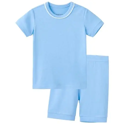 pureborn Bebek Pijama Takımı Pjs - Çocuk Küçük Çocuk Erkek Kız Kısa Uzun Kollu Dar Kesim Pijama 2'li 18 Ay-7 Yaş 