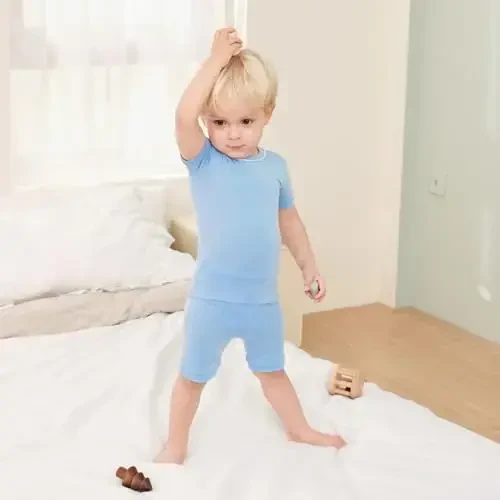 pureborn Baby Pajamas Set Pjs - Kids Toddler Boy Girl Short Long Sleeve Snug Fit Sleepwear 2pcs 18M-7Y - 2