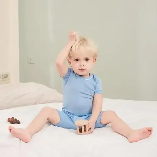 pureborn Baby Pajamas Set Pjs - Kids Toddler Boy Girl Short Long Sleeve Snug Fit Sleepwear 2pcs 18M-7Y - 4