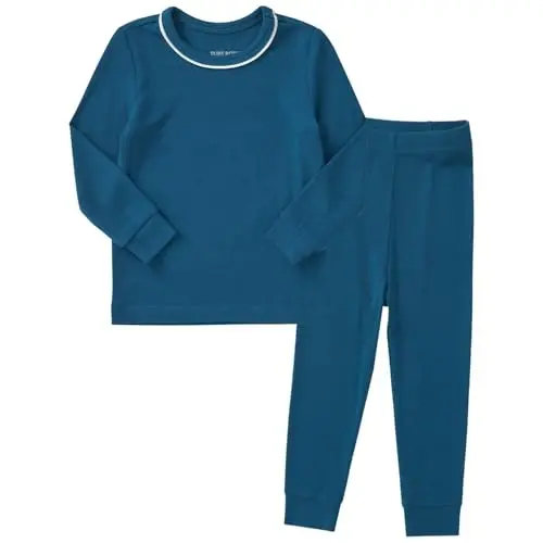 pureborn Baby Pajamas Set Pjs - Kids Toddler Boy Girl Short Long Sleeve Snug Fit Sleepwear 2pcs 18M-7Y - 1