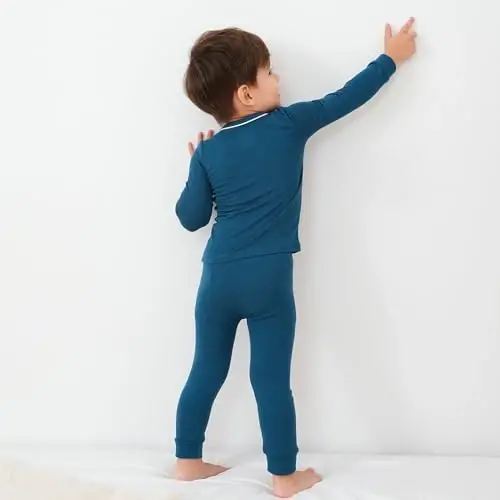 pureborn Baby Pajamas Set Pjs - Kids Toddler Boy Girl Short Long Sleeve Snug Fit Sleepwear 2pcs 18M-7Y - 2
