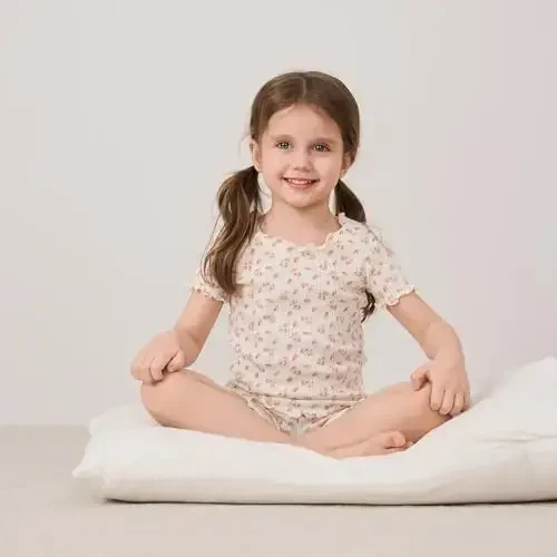 pureborn Baby Pajamas Set Pjs - Kids Toddler Boy Girl Short Long Sleeve Snug Fit Sleepwear 2pcs 18M-7Y - 4