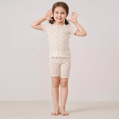 pureborn Baby Pajamas Set Pjs - Kids Toddler Boy Girl Short Long Sleeve Snug Fit Sleepwear 2pcs 18M-7Y - 3