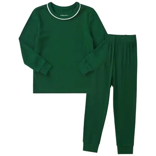 pureborn Baby Pajamas Set Pjs - Kids Toddler Boy Girl Short Long Sleeve Snug Fit Sleepwear 2pcs 18M-7Y - 1