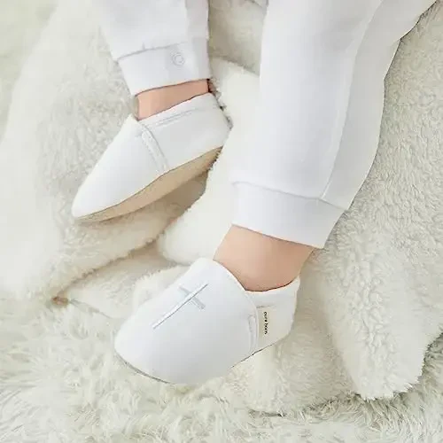 pureborn Unisex Baby Boy Girl Fleece Cozy Booties Warm Infant Shoes - 2