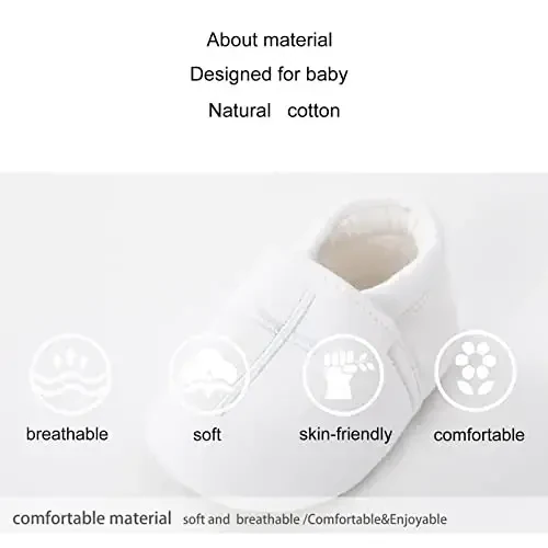 pureborn Unisex Baby Boy Girl Fleece Cozy Booties Warm Infant Shoes - 6