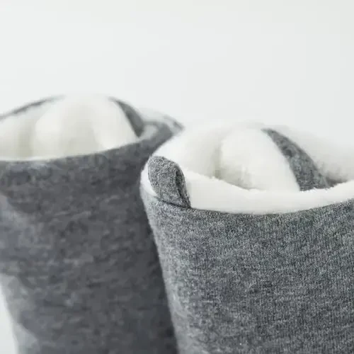 pureborn Unisex Baby Boy Girl Fleece Cozy Booties Warm Infant Shoes - 5