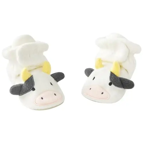 pureborn Unisex Baby Boy Girl Fleece Cozy Booties Warm Infant Shoes - 1