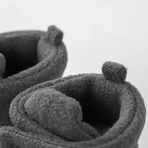 pureborn Unisex Baby Boy Girl Fleece Cozy Booties Warm Infant Shoes - 5