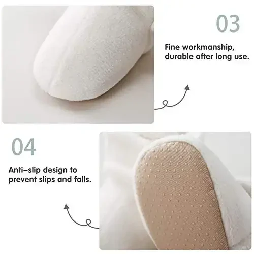 pureborn Unisex Baby Boy Girl Fleece Cozy Booties Warm Infant Shoes - 6