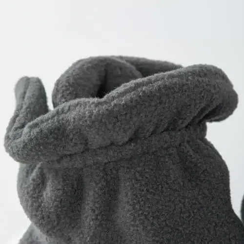 pureborn Unisex Baby Boy Girl Fleece Cozy Booties Warm Infant Shoes - 5