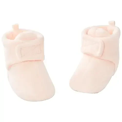 pureborn Unisex Baby Boy Girl Fleece Cozy Booties Warm Infant Shoes - 1
