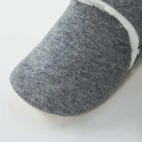 pureborn Unisex Baby Boy Girl Fleece Cozy Booties Warm Infant Shoes - 4