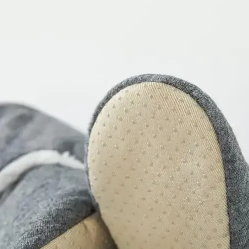 pureborn Unisex Baby Boy Girl Fleece Cozy Booties Warm Infant Shoes - 7