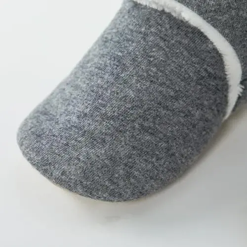 pureborn Unisex Baby Boy Girl Fleece Cozy Booties Warm Infant Shoes - 4