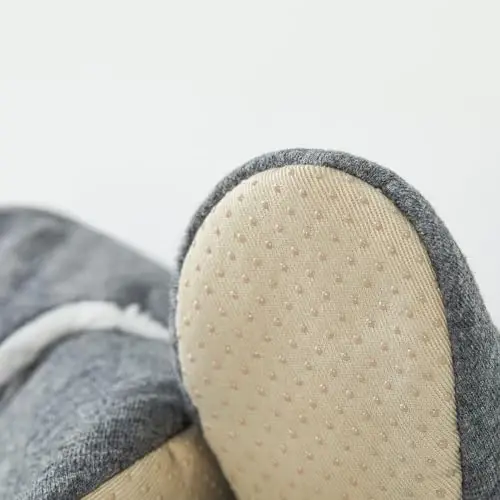 pureborn Unisex Baby Boy Girl Fleece Cozy Booties Warm Infant Shoes - 7