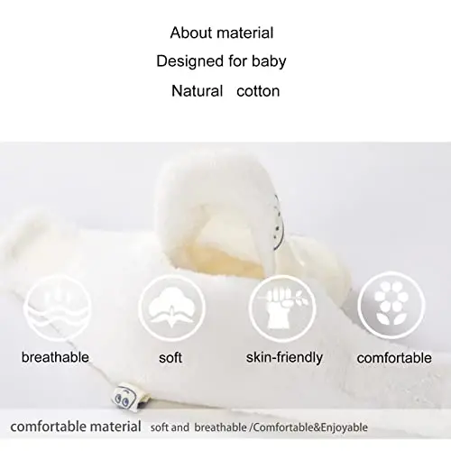 pureborn Unisex Baby Boy Girl Fleece Cozy Booties Warm Infant Shoes - 6