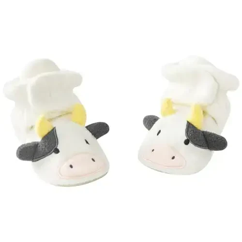 pureborn Unisex Baby Boy Girl Fleece Cozy Booties Warm Infant Shoes - 1