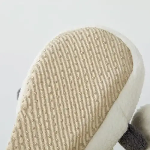 pureborn Unisex Baby Boy Girl Fleece Cozy Booties Warm Infant Shoes - 7