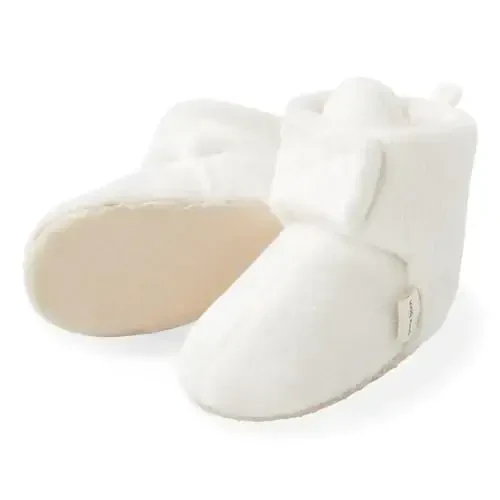 pureborn Unisex Baby Boy Girl Fleece Cozy Booties Warm Infant Shoes - 4