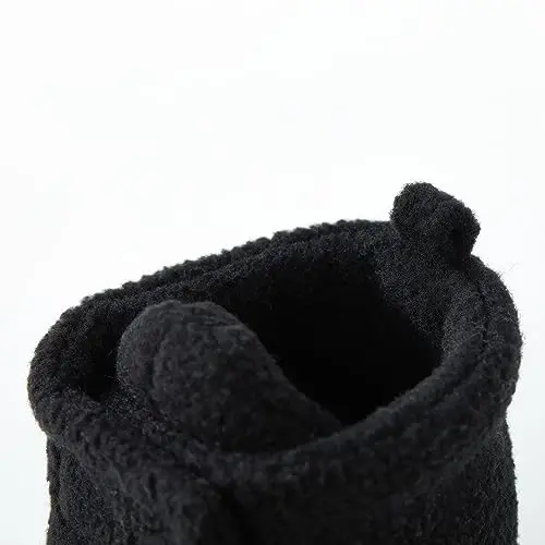 pureborn Unisex Baby Boy Girl Fleece Cozy Booties Warm Infant Shoes - 5