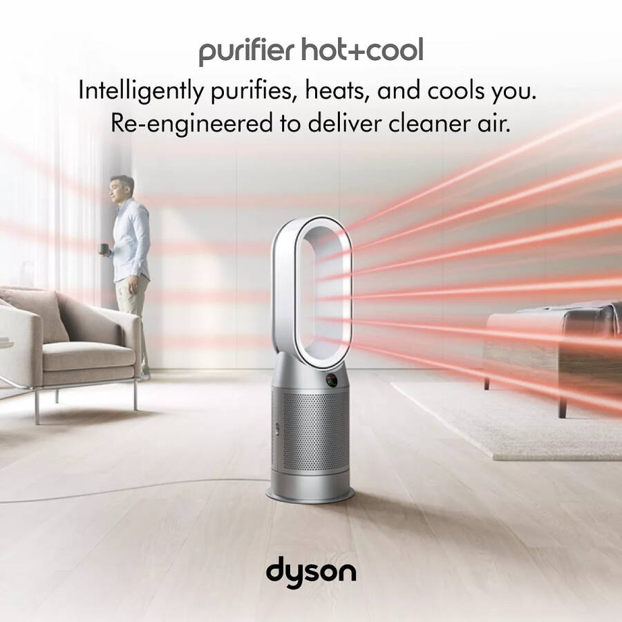 Purifier Hot+Cool Fan HP07 | Beyaz/Gümüş - 16